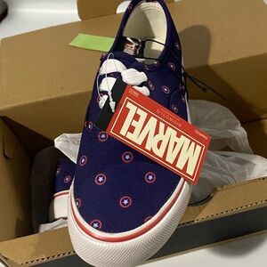 Marvel Deep Blue Capt. America Classic Sneeker